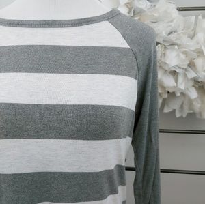 LuLaRoe Grey Stripe Randy